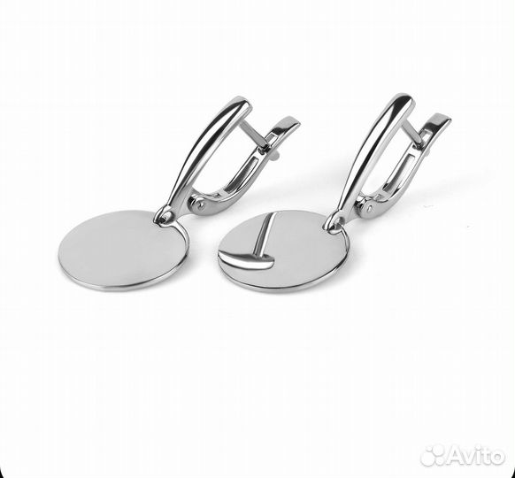 Sirius-Jewelry Серьги Серебро родированное 925