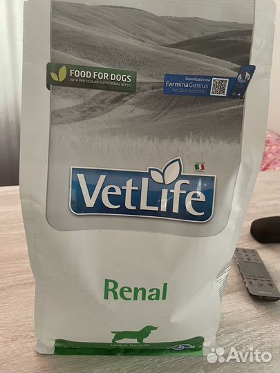 Корм и добавка для собак с заболеванием почек