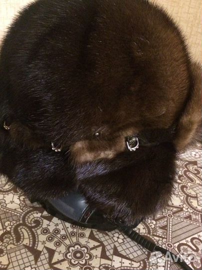 Шапка норковая женская бу