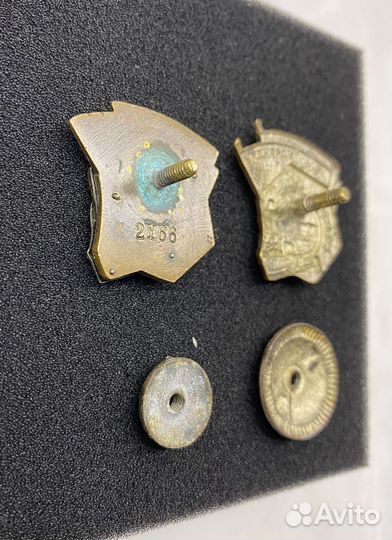 Редкий сборный знак ударник сталинского призыва