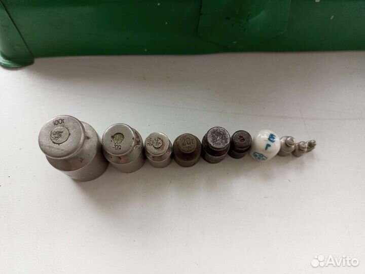 Весы СССР с гирьками
