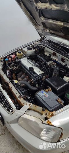 Двигатель. hyundai accent 2