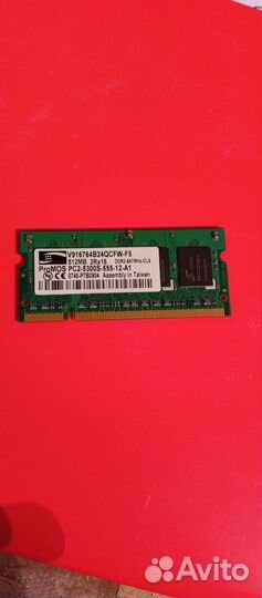 Оперативная память ddr2 для ноутбука и запчасти