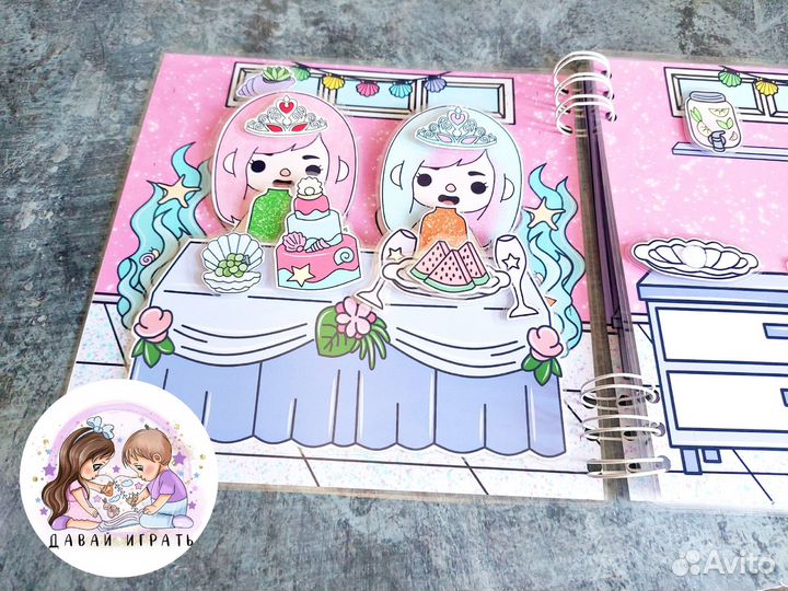 Игры на липучках Тока Бока русалочки