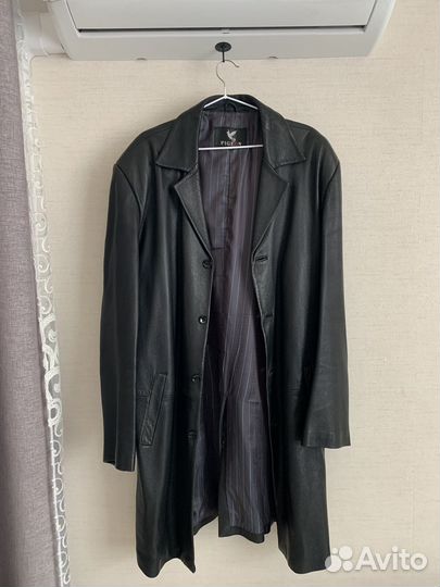 Мужской кожаный френч б/у