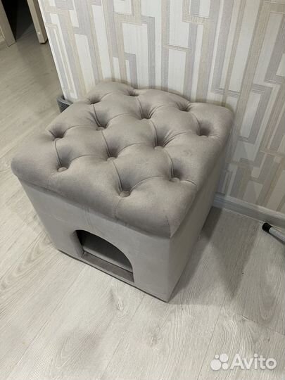 Пуфик с домиком для питомца