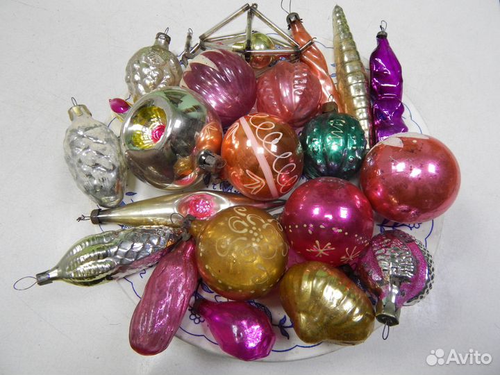 Елочные игрушки СССР