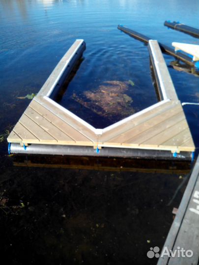 Понтон-паук для катера, сборный причал (срт)