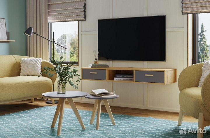 Тумба для тв Нордик-5 Wood Grey