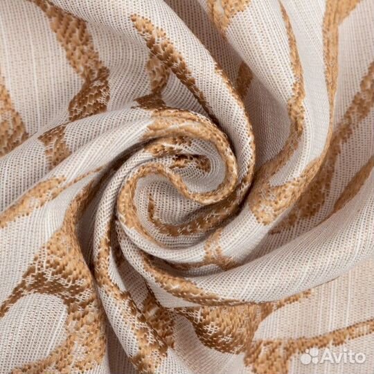 Штора портьерная Этель 'Элит' цвет бежевый, на што