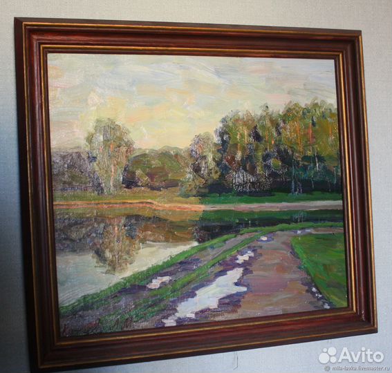 Картина маслом на холсте пейзаж