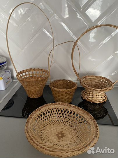 Плетеные корзинки
