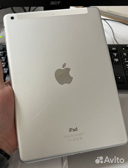 iPad Air (1-го поколения) Silver 128gb wifi+sim