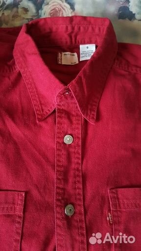 Джинсовая рубашка levis