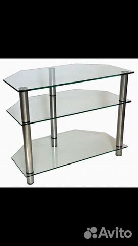 Стеклянная тумба под тв