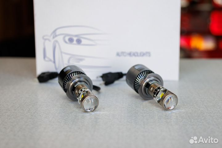 Светодиодные лампы H7 с линзой