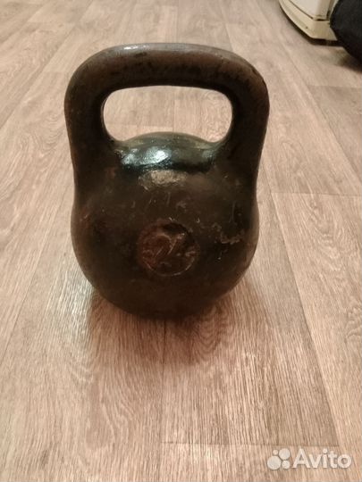 Гиря чугунная 24 кг. 32кг