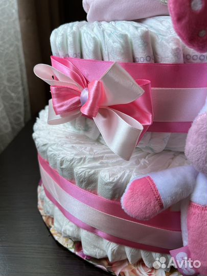 Торт из подгузников памперсов