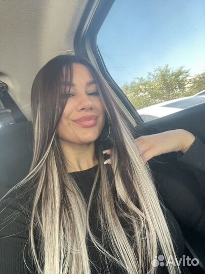 Волосы для наращивания 55 см бу