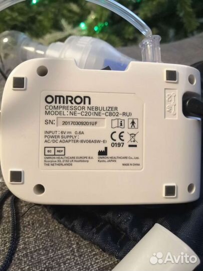 Компрессорный ингалятор (небулайзер) Omron Comp Ai