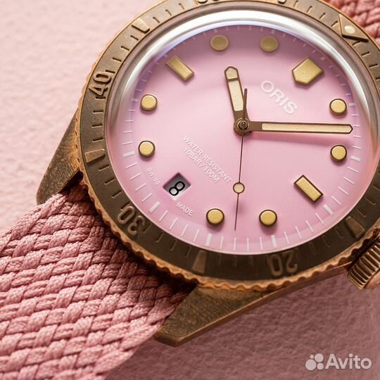 Oris divers sixty five cotton candy