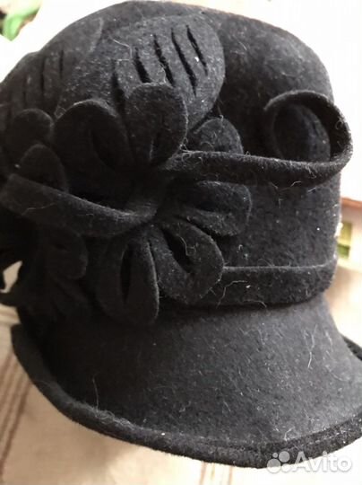 Шляпа фетровая женская