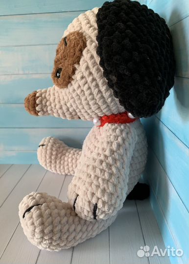 Собачка Соня игрушка (молочный цвет)