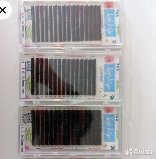 Палетки ресниц для наращивания