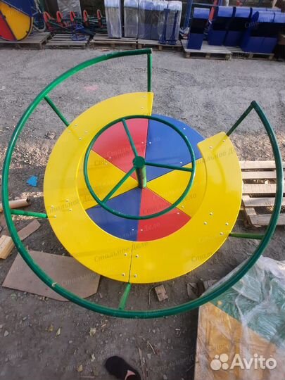 Горка, балансир, карусель G2957