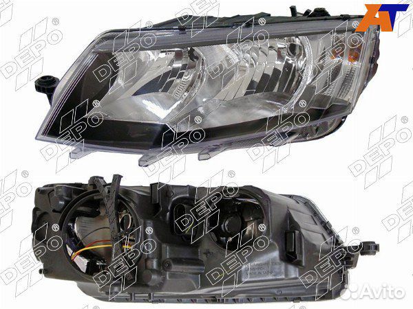 Фара skoda octavia