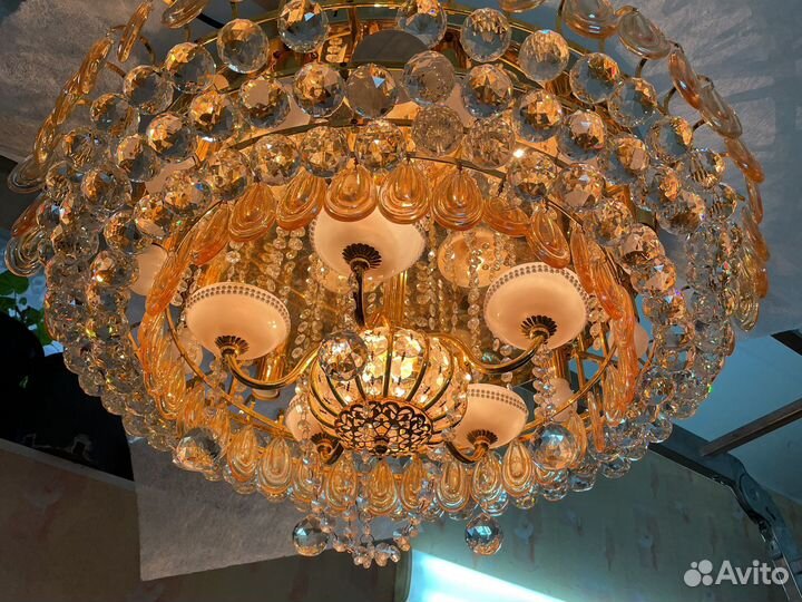 Люстра с ночным светом и с пультом управления оа Э