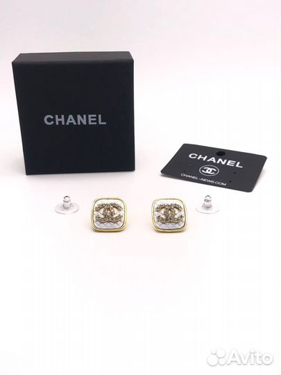 Серьги chanel