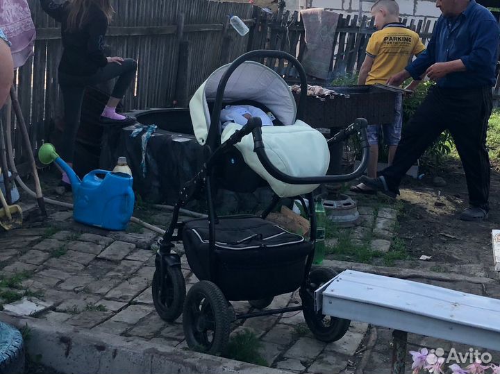 Коляска 3 в 1 индиго