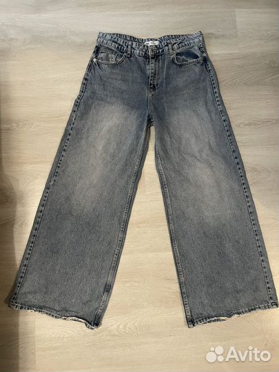 Джинсы широкие zara