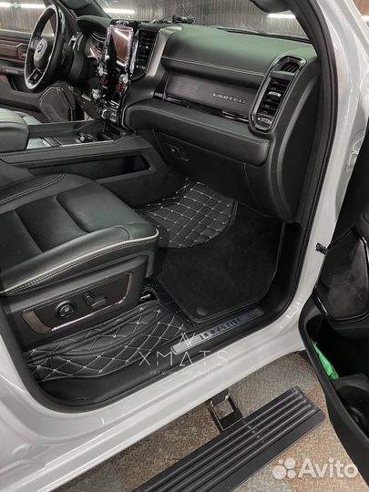 3D Коврики из экокожи в салон Dodge RAM 5
