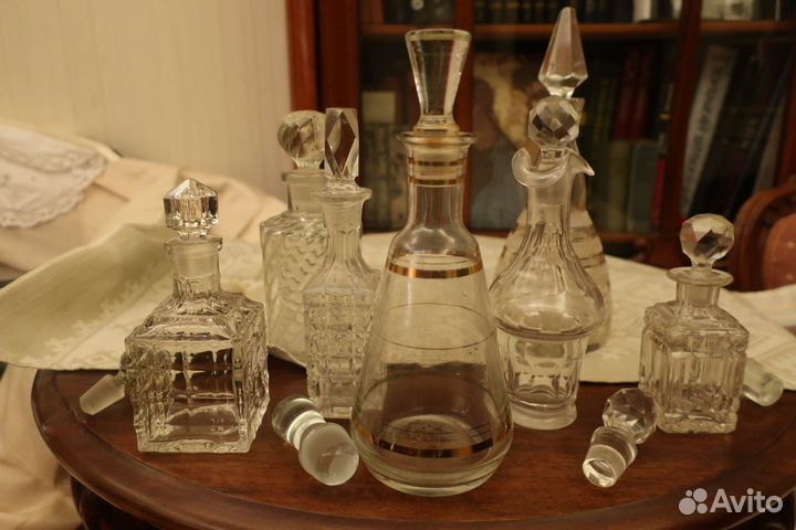 Стеклянные флаконы и пробки хрусталь