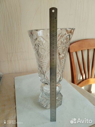 Ваза хрустальная большая СССР