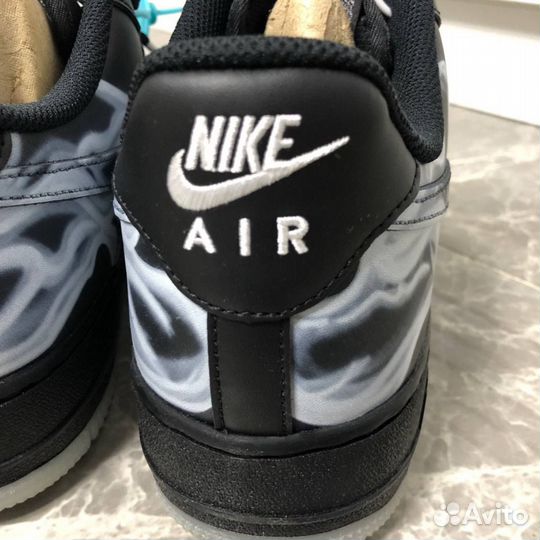 Nike Air Force 1 Skeleton Black on black оригинал