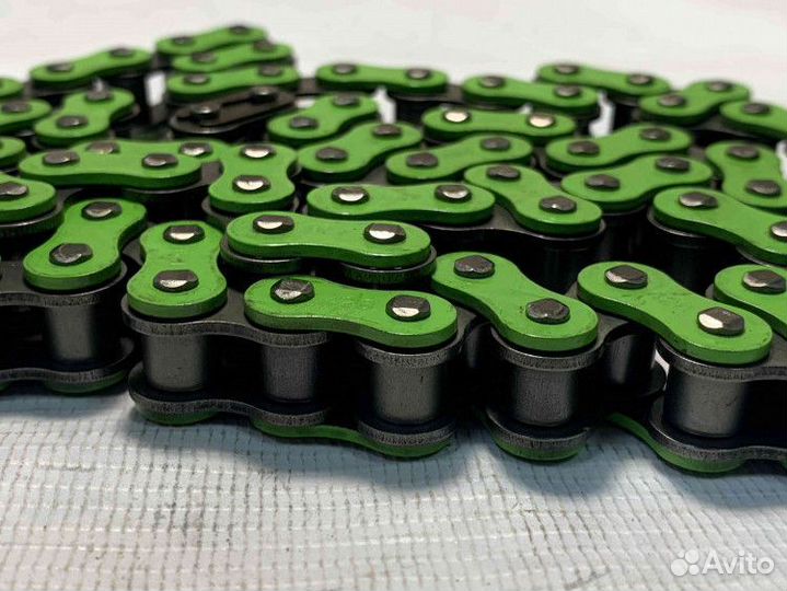 Цепь мопед Альфа шаг 428 100 звеньев приводная зе