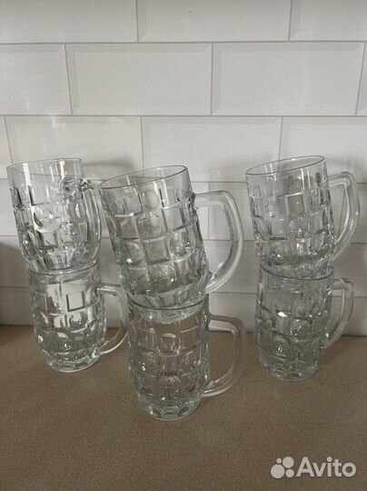 Кружки пивные 6 шт
