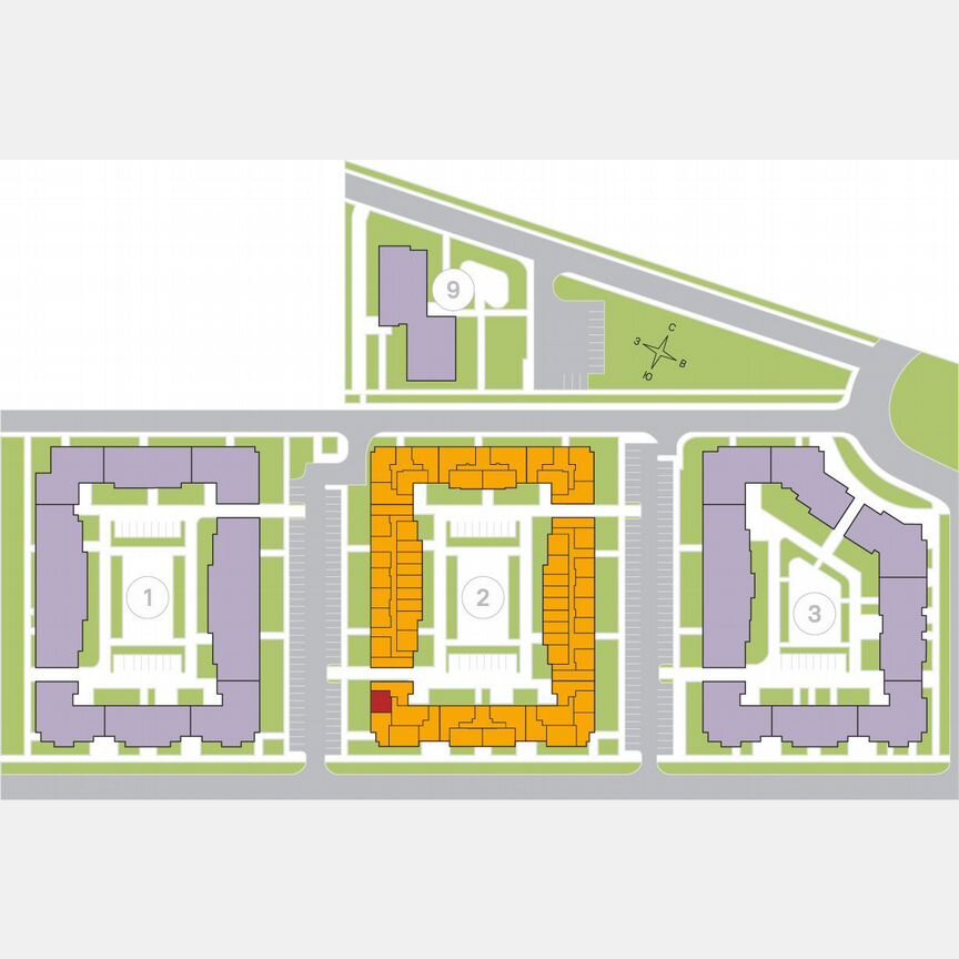 1-к. квартира, 40,8 м², 2/4 эт.