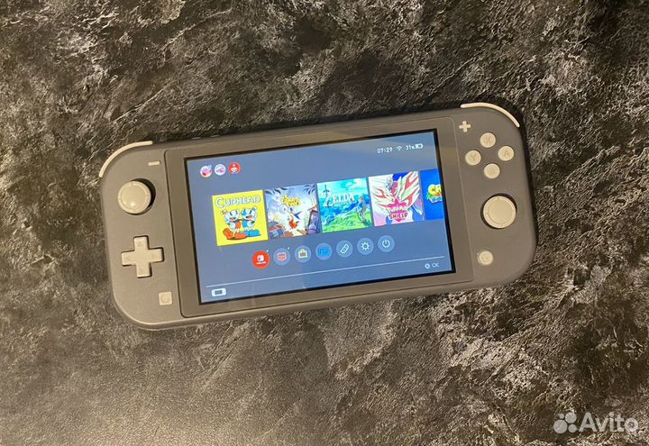 Nintendo switch lite с играми