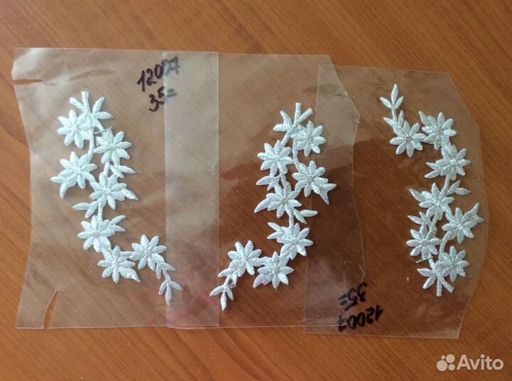 Аппликации клеевые