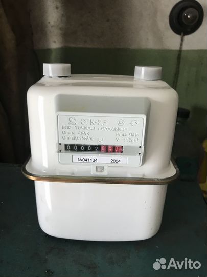 Газовый счетчик новый