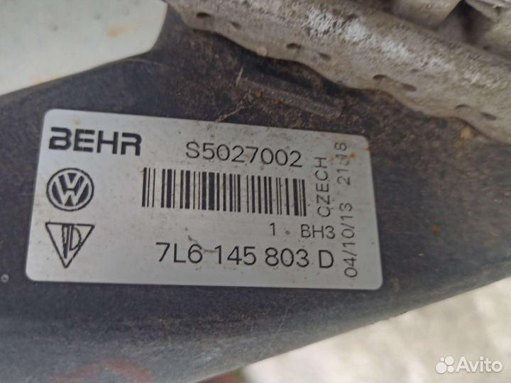 Радиатор интеркулера левый VAG