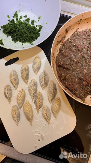 Курзе с зеленью домашнего приготовления