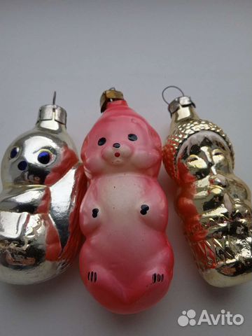 Елочные игрушки СССР. Одним лотом