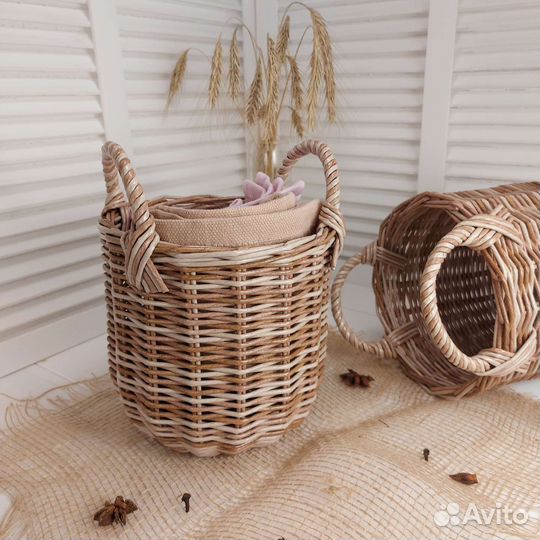 Корзина плетеная для хранения