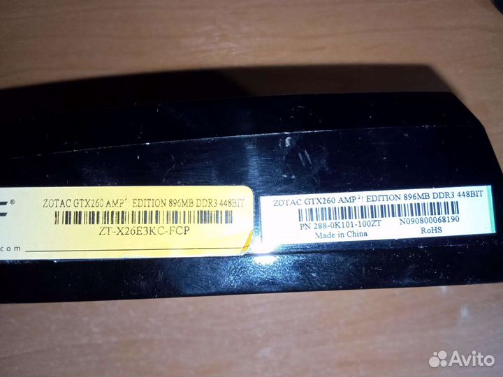 Видеокарта gtx 260