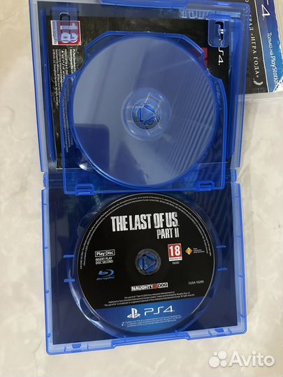 Диск на ps4 одни из нас 2